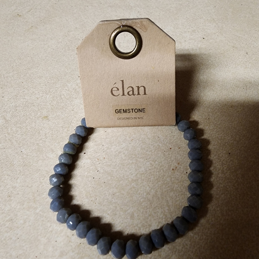 Elan Slate Blue Gemstone Bracelet
